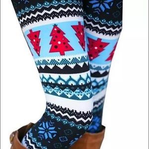 Fall/Winter Christmas Tree Snowflake 🎄❄️ Leggings